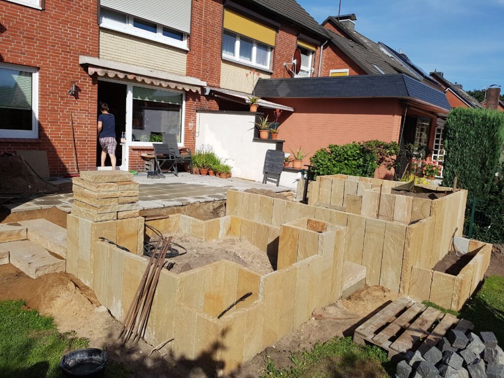 Terrassenbau Lübeck Jonasson Garten- Gartenbau hochbeete